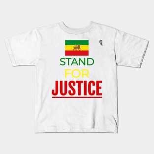 Positive vibration, Rastafari, Ethiopian, Reggae, Rasta Kids T-Shirt